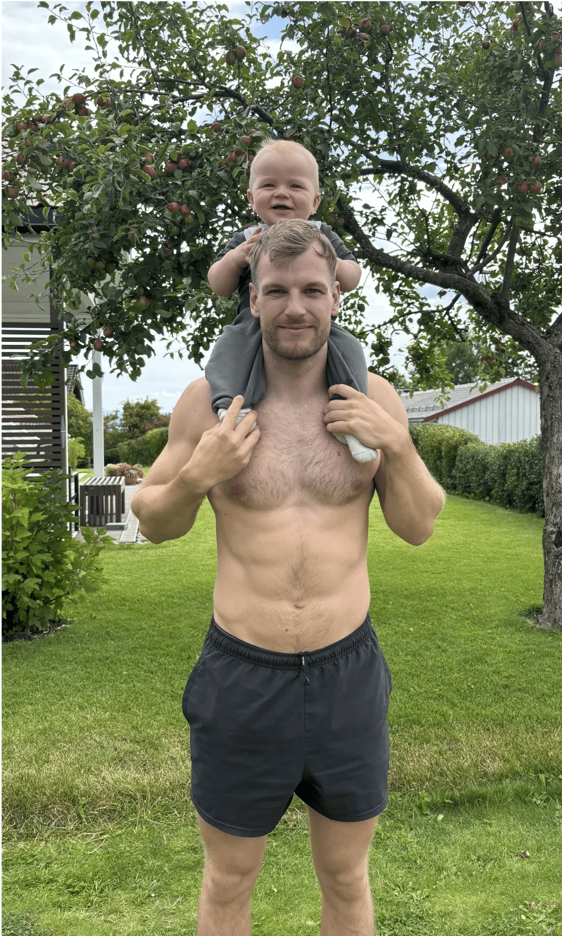 Daniel with Baby